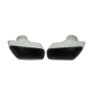 Mirror Polish Chroming Black High performance exhaust muffler for BMW G30 5 Series