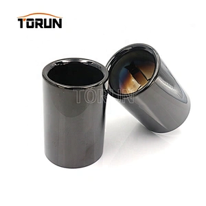 Hot sale high quality Universal stainless steel oval exhaust muffler F10 F18 535 Exhaust tip