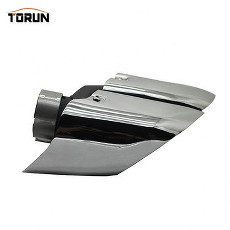 Polish 304ss car exhaust muffler tips for 19 Macan