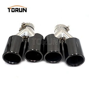 New style high performance exhaust system Universal titanium dual muffler exhaust tips