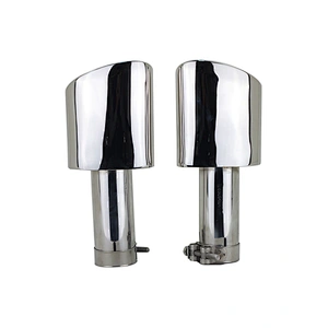Hot sale Universal car exhaust tip stainless steel for mercedes benz C300 W204