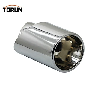 inlet 63/70mm universal exhaust muffler Stainless steel universal exhaust tail pipe