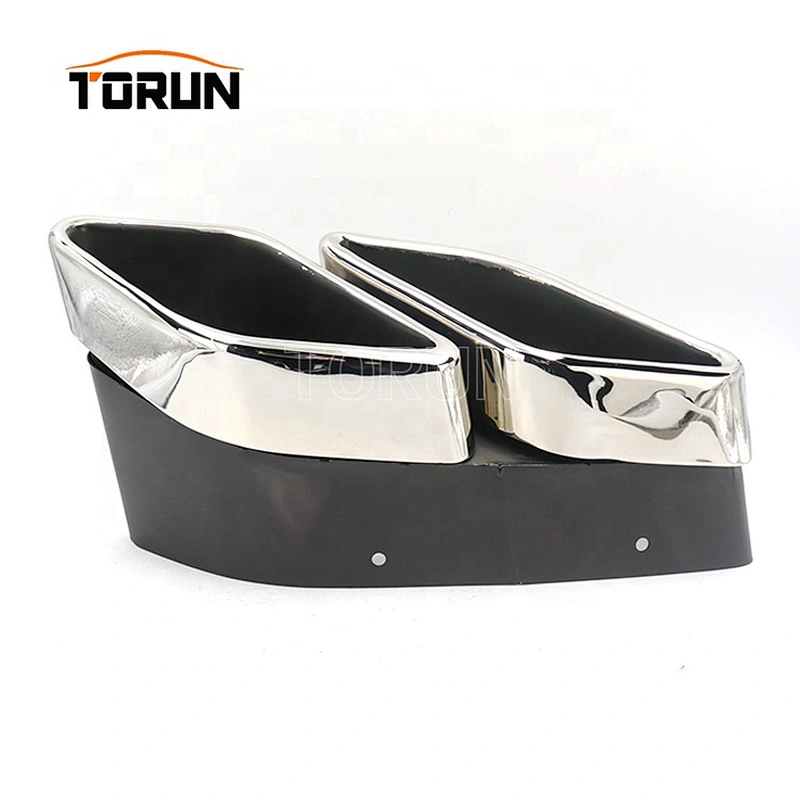 High performance sport exhaust tips for range rover 14-16 Mansory Exhaust tip Rear Diffuser Plastic