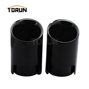 wholesale price hot sale Universal stainless steel Double Layer oval 60mm exhaust muffler