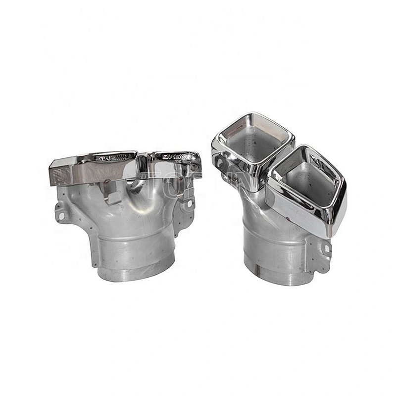 New style Universal Exhaust Muffler Tips For Mercedes W221 S350 GL ML W166 X164 14-16 GL63 AMG
