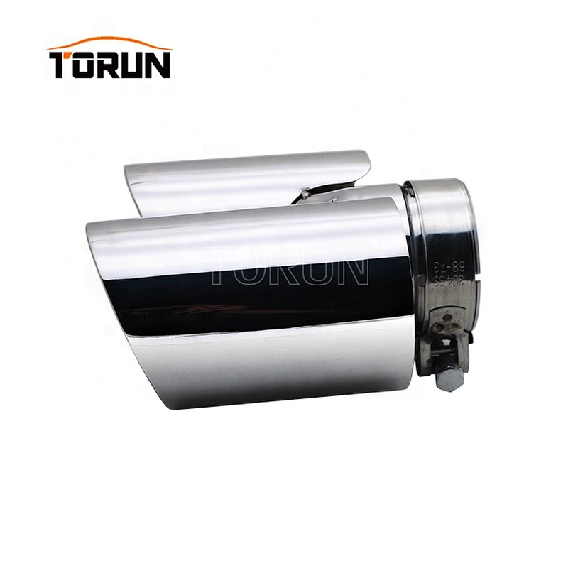 Auto Car Exhaust tips Muffler Tails for Universal Stainless steel 304 Inlet 70mm Outlet 89mm Length 170mm Modified Car