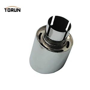 Inlet size 70mm Outlet size 125 Customized Exhaust Muffler for Universal Auto Car