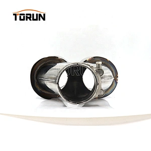 New style high performance exhaust system Universal titanium dual muffler exhaust tips