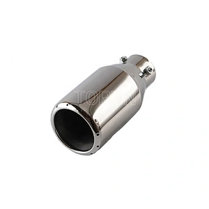 Hot sale high quality Universal Stainless steel Double Layer exhaust pipe car exhaust muffler tip