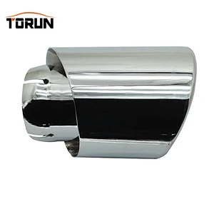 inlet 63/70mm universal exhaust muffler Stainless steel universal exhaust tail pipe