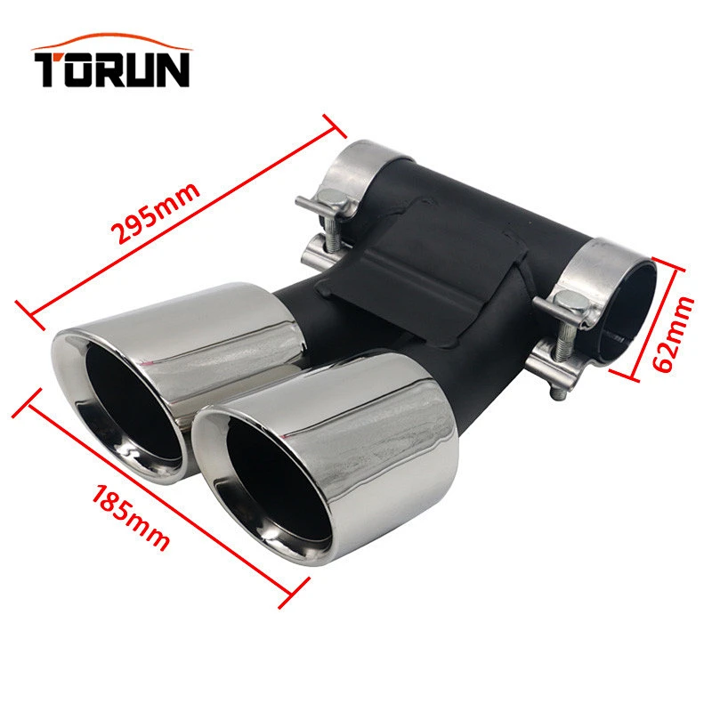 high quality car exhaust sysrem muffler tips for 08-14 porsche Boxster Cayman 987