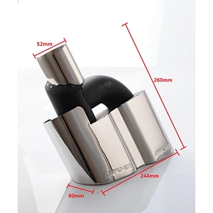 High performance straight dual flexible exhaust pipe for mercedes benz 08-13 S Class AMG W221