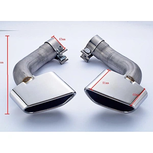 exhaust muffler with rear diffuser for BMW 10-13 X5 E70
