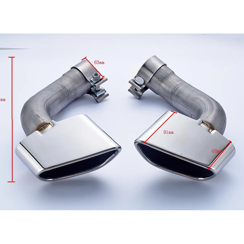 exhaust muffler with rear diffuser for BMW 10-13 X5 E70