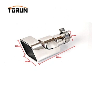 High performance 304 Steel Exhaust End Tips for R ange Rover Evoque 10-13 Gasoline (Sport) L320 Exhaust tip