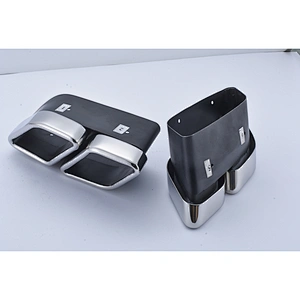 High performance sport exhaust tips for range rover 14-16 Mansory Exhaust tip Rear Diffuser Plastic