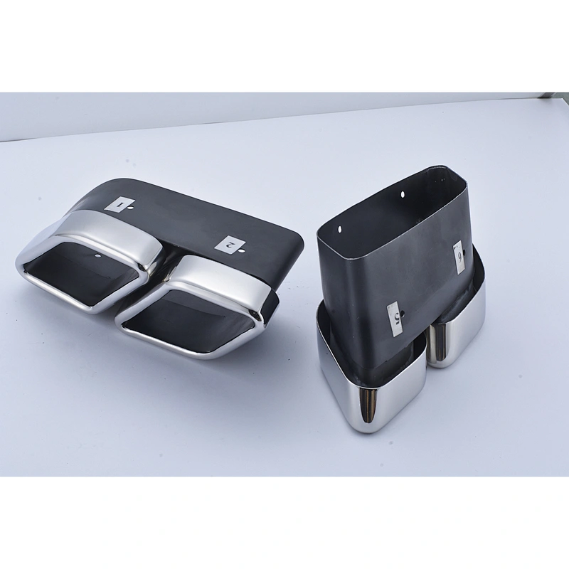 High performance sport exhaust tips for range rover 14-16 Mansory Exhaust tip Rear Diffuser Plastic