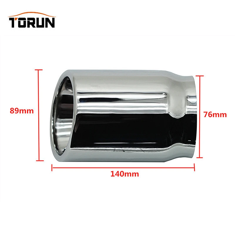 Inlet size76mm Car parts stainless Universal exhaust pipe