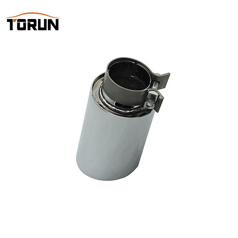Mirror polish 60mm Universal exhaust muffler