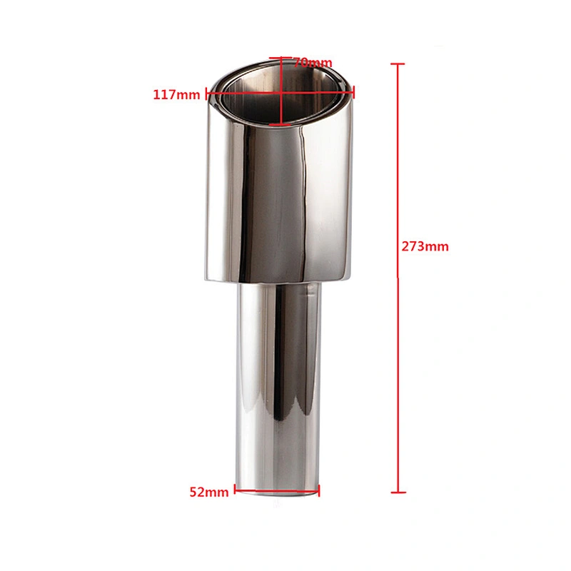 Hot sale Universal car exhaust tip stainless steel for mercedes benz C300 W204