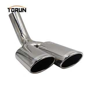High performance stainless exhaust double tips oval for 07-15 G63 AMG W463 G Class