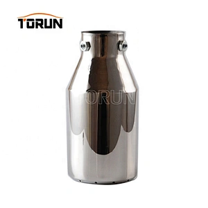 Hot sale high quality Universal Stainless steel Double Layer exhaust pipe car exhaust muffler tip