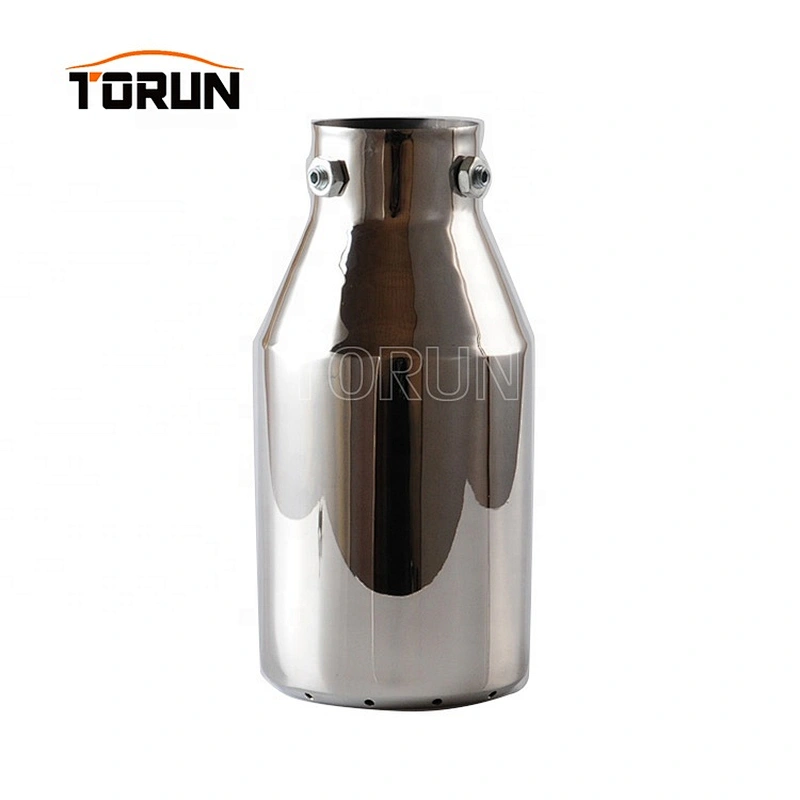 Hot sale high quality Universal Stainless steel Double Layer exhaust pipe car exhaust muffler tip
