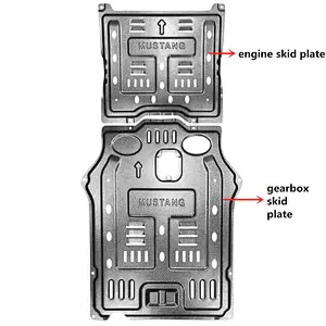 Aluminum alloy replacement auto parts lower engine cover gearbox skid plate for ford 2018 Mustang 2.3T/5.0L