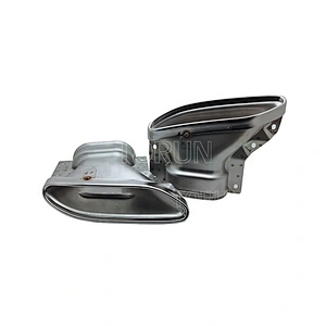 New style Universal car stainless steel Exhaust tip pipe for mercedes benz 18 S Class W222 S65