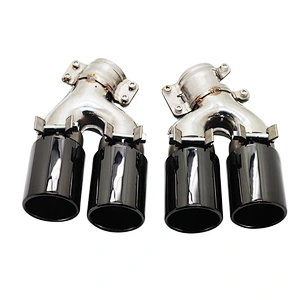 4 outlet exhaust nozzle with rear diffuser for BMW G30 G38 M Sport 540i