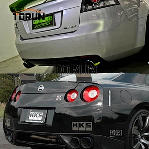 Hot sale high quality Universal Car Stainless Steel Straight outlet Exhaust Tail Pipes Muffler Tips System