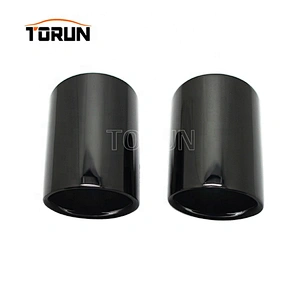 wholesale price hot sale Universal stainless steel Double Layer oval 60mm exhaust muffler