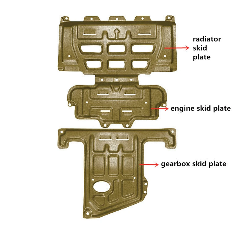 Splash Shield Skid Plate Under Car Trim Panel Cover for Maserati Levante  2016-