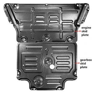 Aluminum alloy engine gearbox splash shield for 2017 A5 A4L 1.4T/2.0T