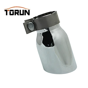 Inlet size 60mm Outlet size 105 Stainless steel universal exhaust tail pipe