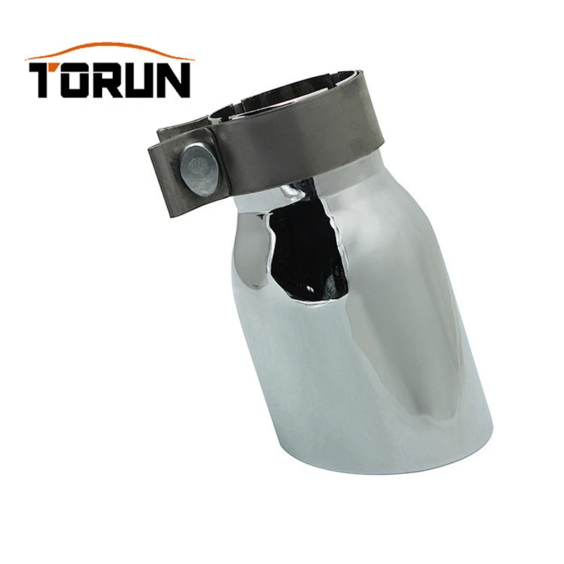 Inlet size 60mm Outlet size 105 Stainless steel universal exhaust tail pipe