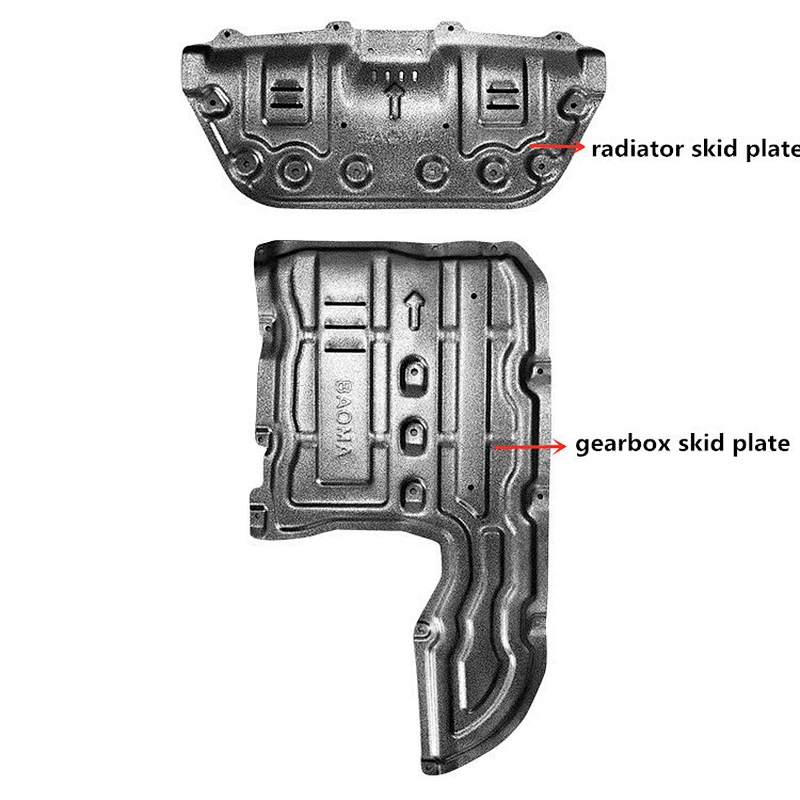 2.0T new style Alloy steel Radiator & Gearbox Skid Plate for bmw 3 series