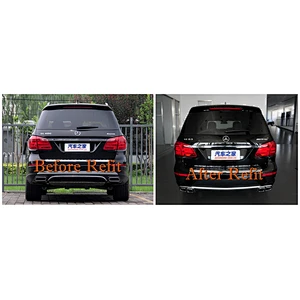 304 stainless steel Mirror polish for w166 GL ML AMG exhaust pipe