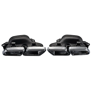 New style Universal exhaust y system muffler pipe for mercedes benz 14-16 E63 AMG W212 S65 AMG W222