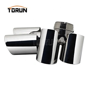 Auto Car Exhaust tips Muffler Tails for Universal Stainless steel 304 Inlet 70mm Outlet 89mm Length 170mm Modified Car