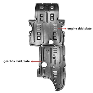 Aluminum Bash Engine Gearbox Splash Shield Guard Extension for 2018- BMW X4 G02 X3 G01/G08