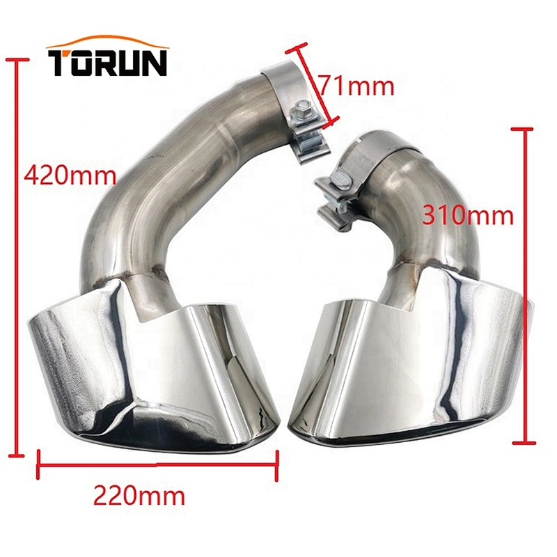 High performance titanium truck muffler tip 14-16 X5 F15 Exhaust tip