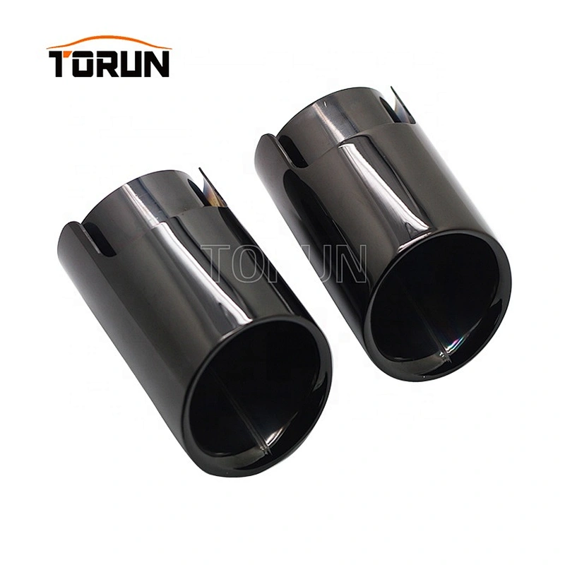 wholesale price hot sale Universal stainless steel Double Layer oval 60mm exhaust muffler
