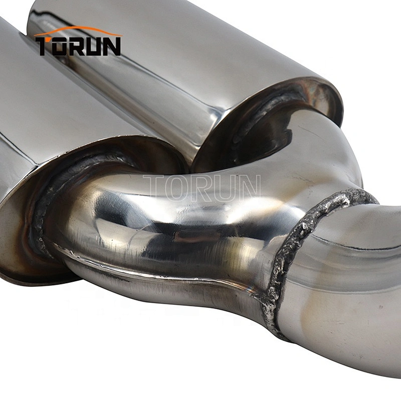 High performance stainless exhaust double tips oval for 07-15 G63 AMG W463 G Class