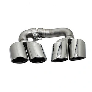 stainless steel exhaust muffler for 18 porsche Cayenne Hybrid