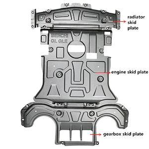 Auto skid plate for the protection of the engine and the gearbox for benz GLE W166 2015-