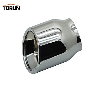 Inlet size 76mm ss304 automotive exhaust muffler tail pipe