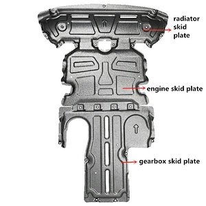 gearbox radiator engine Skid Plate Unver Vehicle Protection for benz GLC200 GLC300