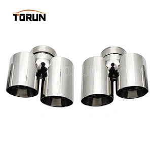 Auto Car Exhaust tips Muffler Tails for Universal Stainless steel 304 Inlet 70mm Outlet 89mm Length 170mm Modified Car