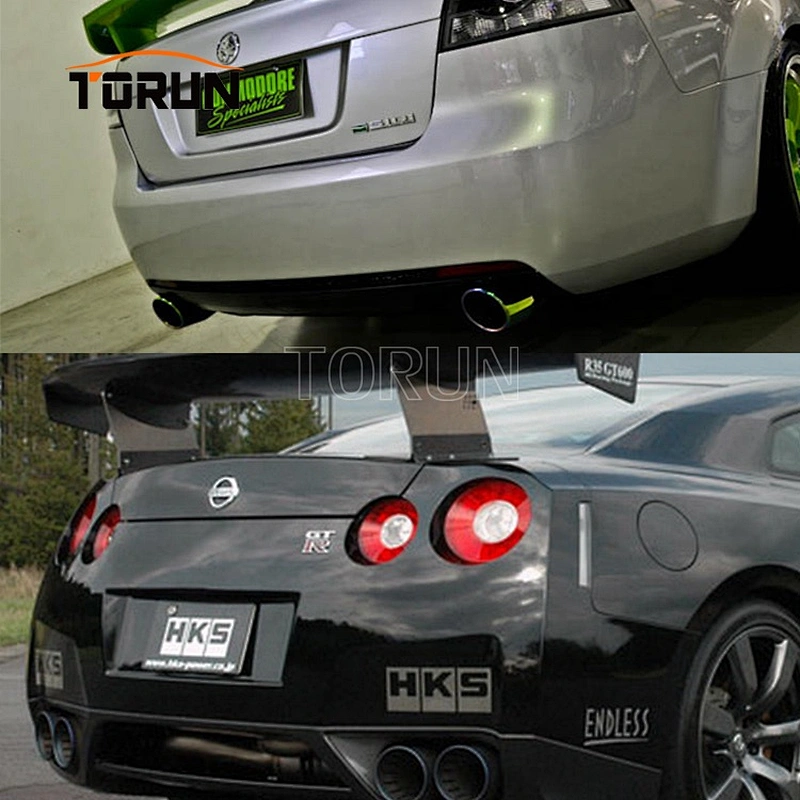 Hot sale high quality Universal Stainless steel Double Layer exhaust pipe car exhaust muffler tip